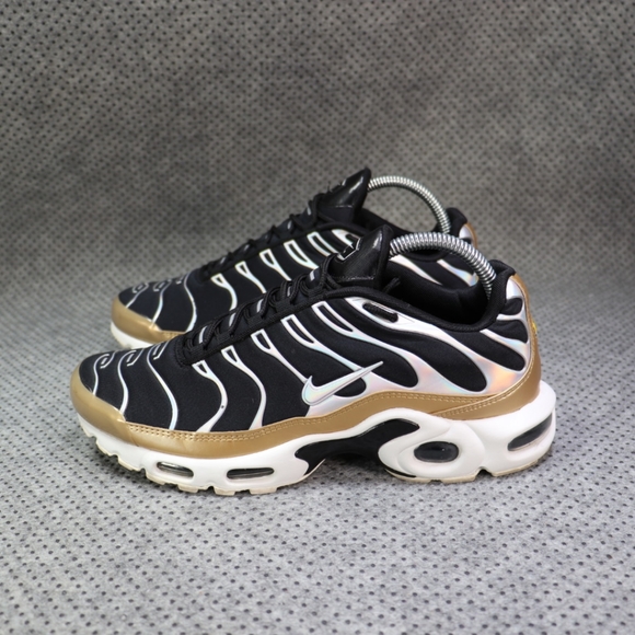Nike Shoes - Nike Air Max Plus Black Gold Sneakers Women's Shoes Size 9.5